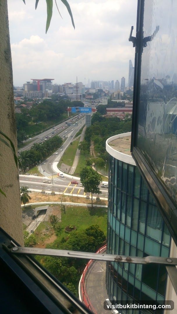 Cityscape with Highway and Modern Building