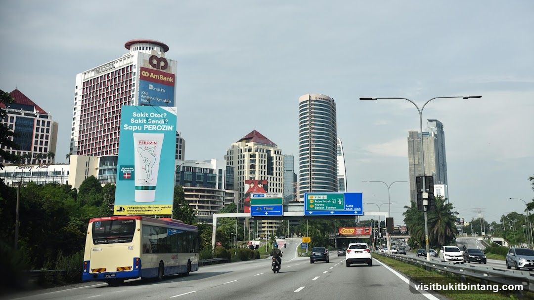 Cityscape with Advertising Billboard