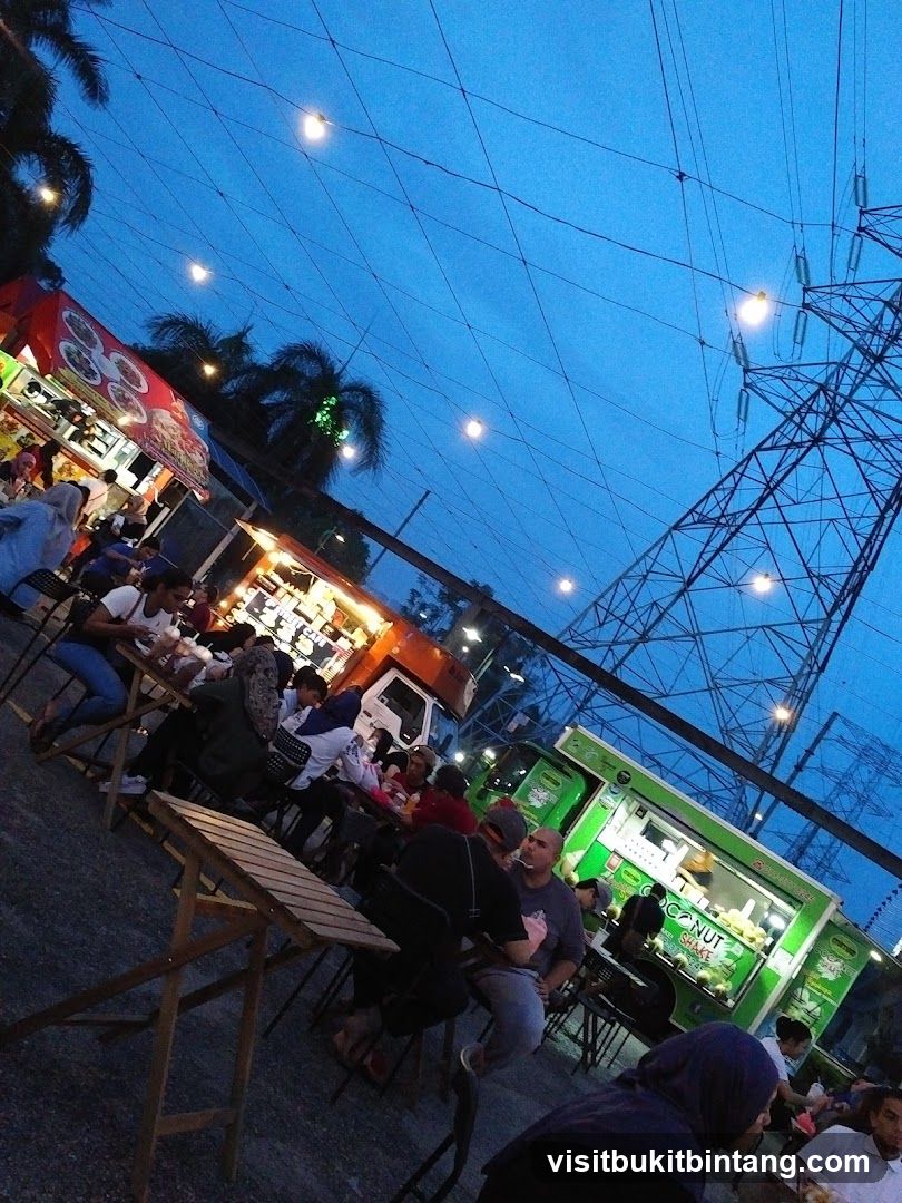 Food Trucks at Dusk