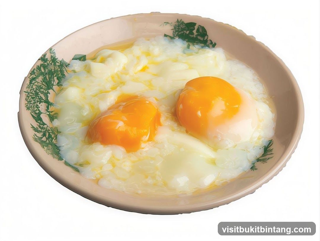 Soft-boiled eggs in a bowl