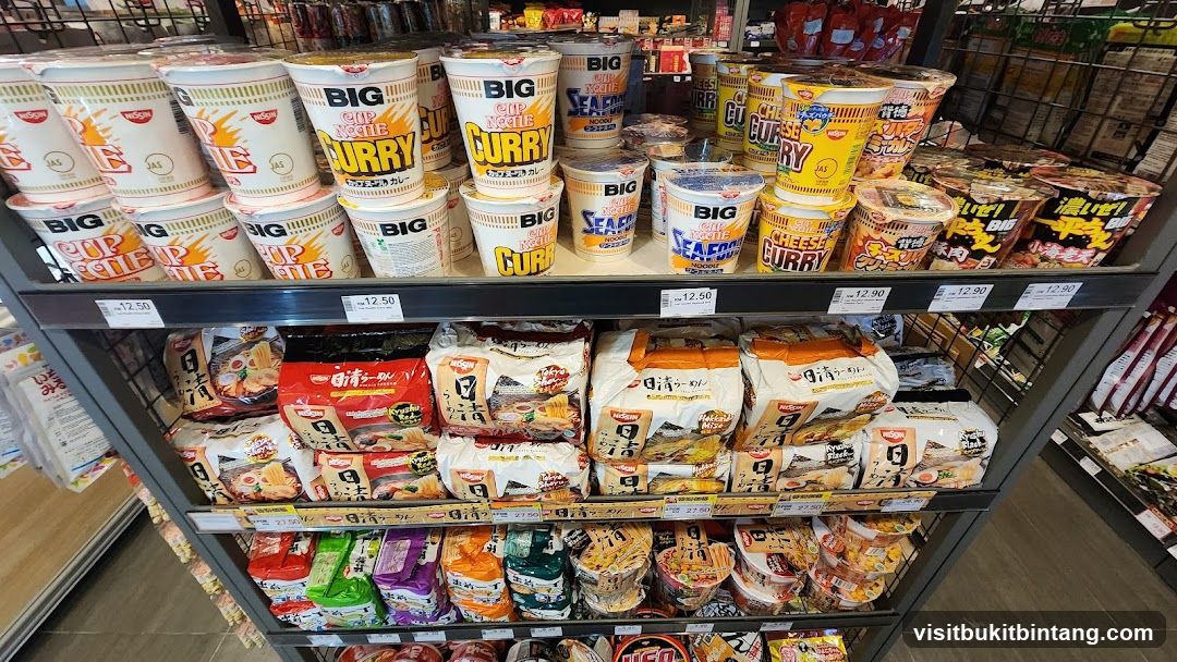 Assortment of Instant Noodles