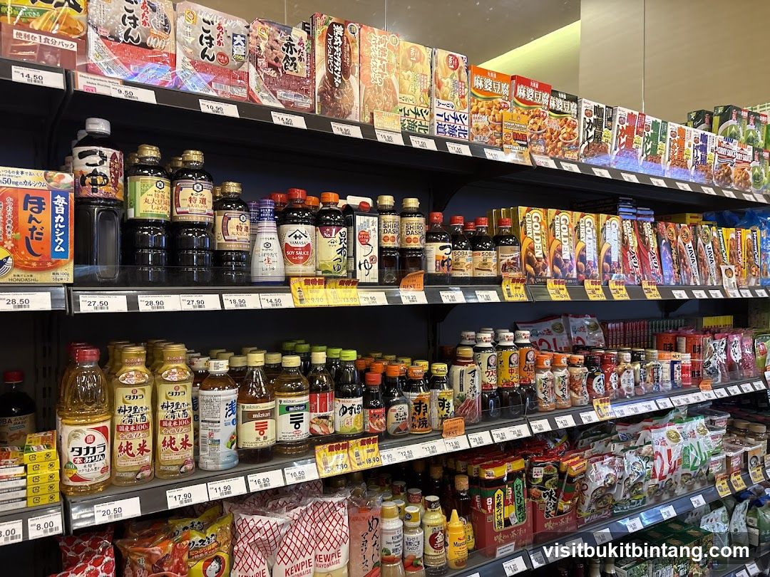 Asian Grocery Store Shelves