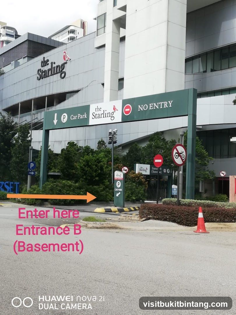 The Starling Car Park Entrance