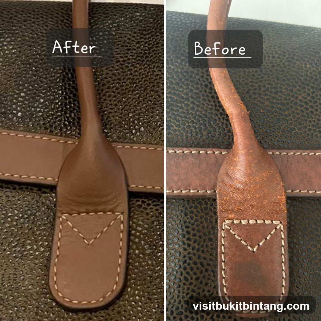 Before and After Leather Repair