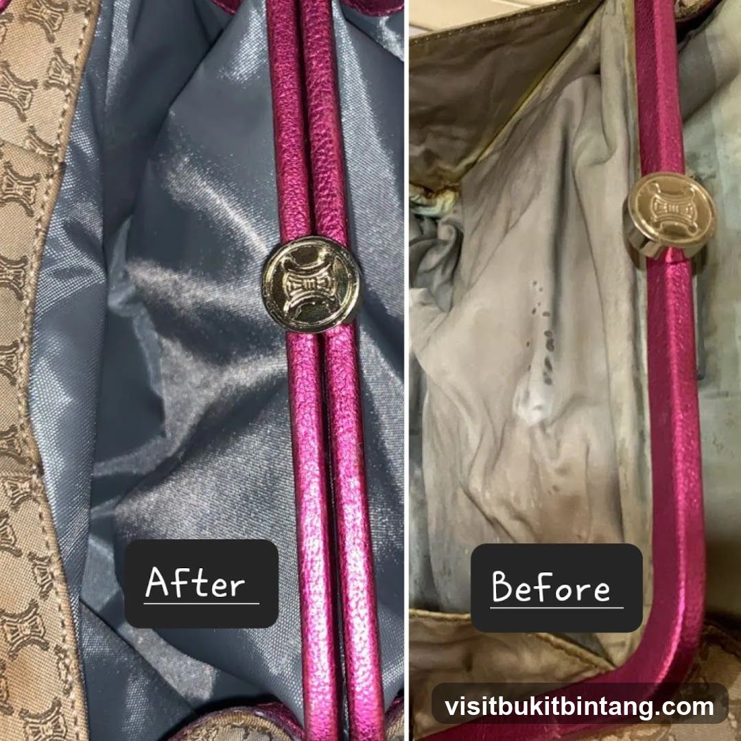 Before and After Bag Cleaning
