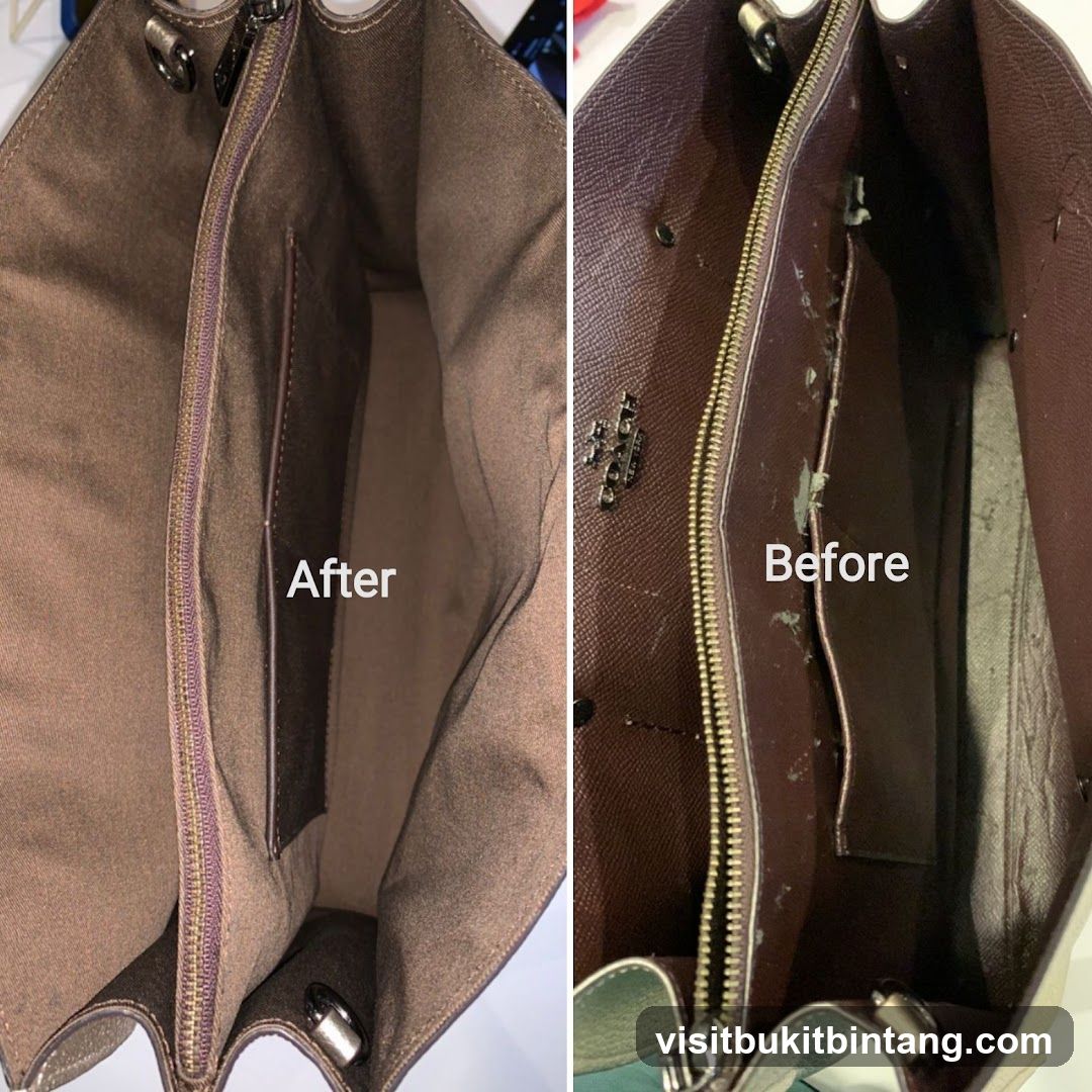 Before and After Bag Cleaning