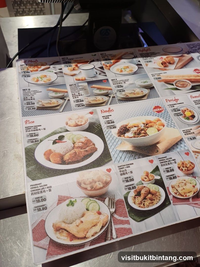 Set Meals, Rice, Noodles, Porridge