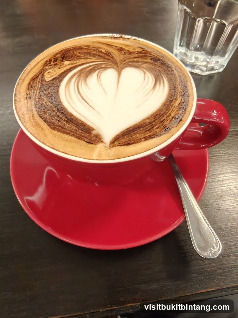 Latte with Heart Art