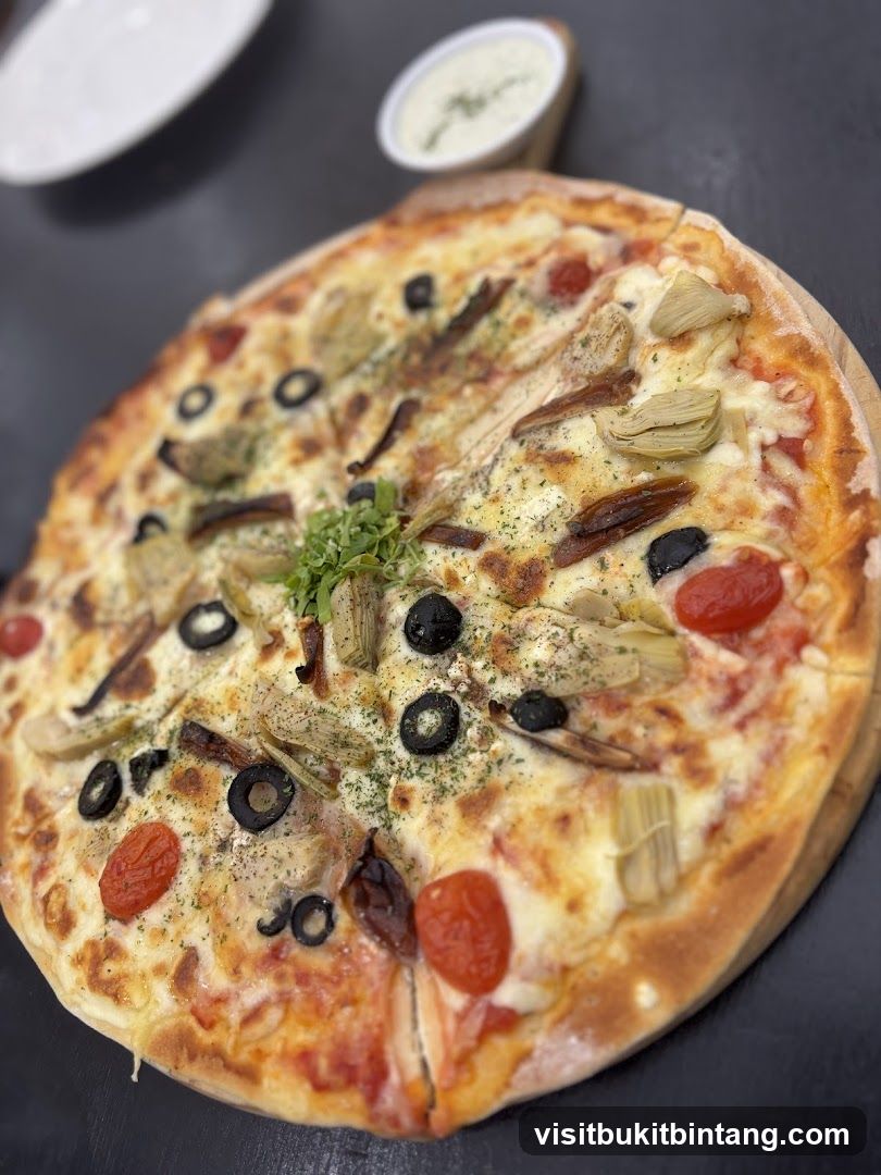 Artichoke and Olive Pizza