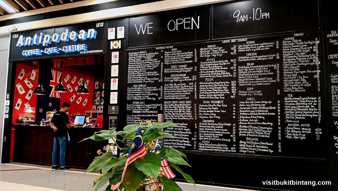 Antipodean Menu