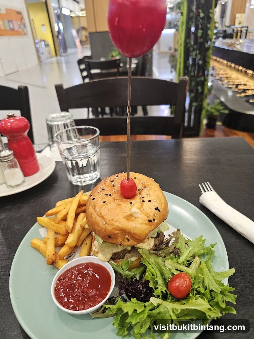 Burger and Fries