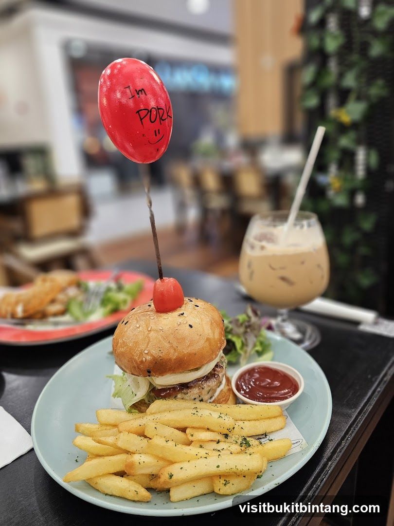 Burger and Fries