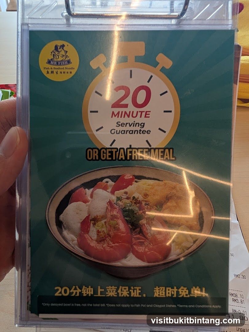 20 Minute Serving Guarantee