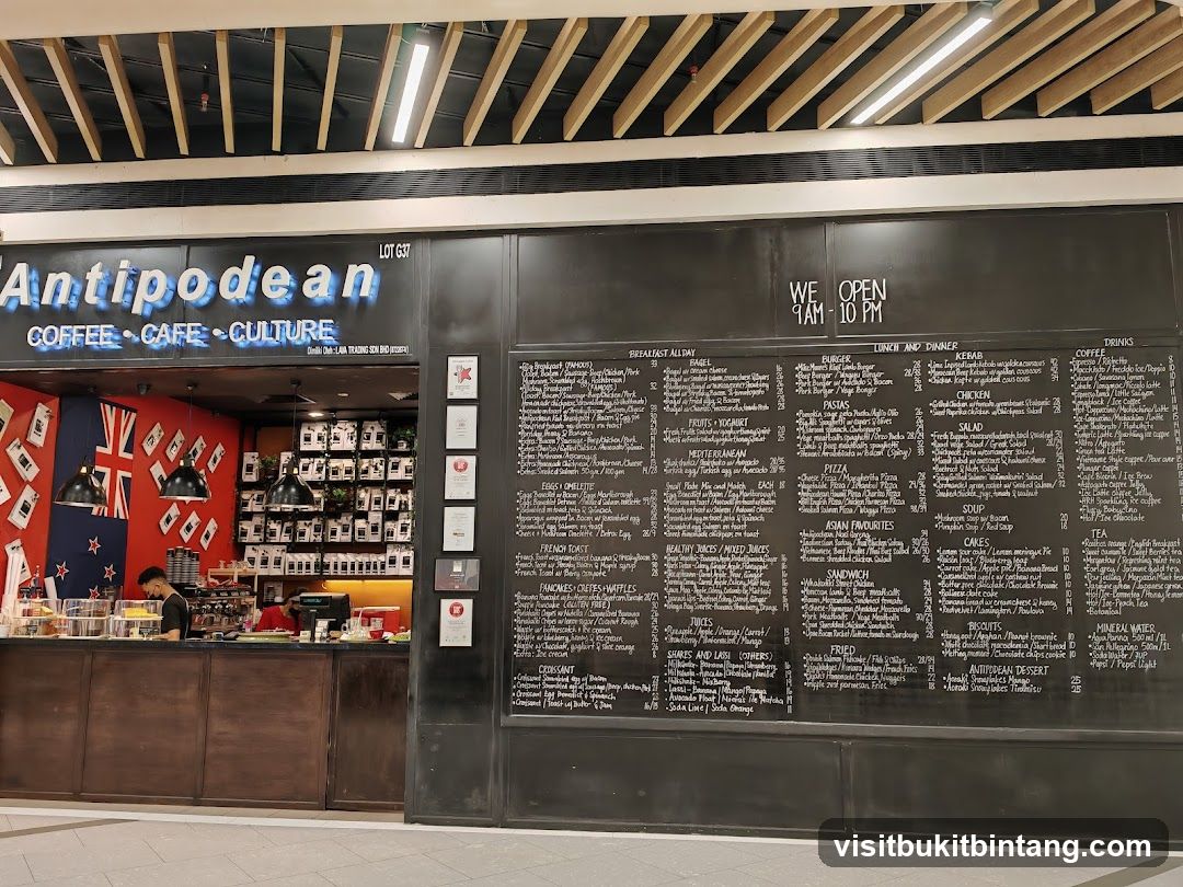 Antipodean Coffee Cafe Culture Menu