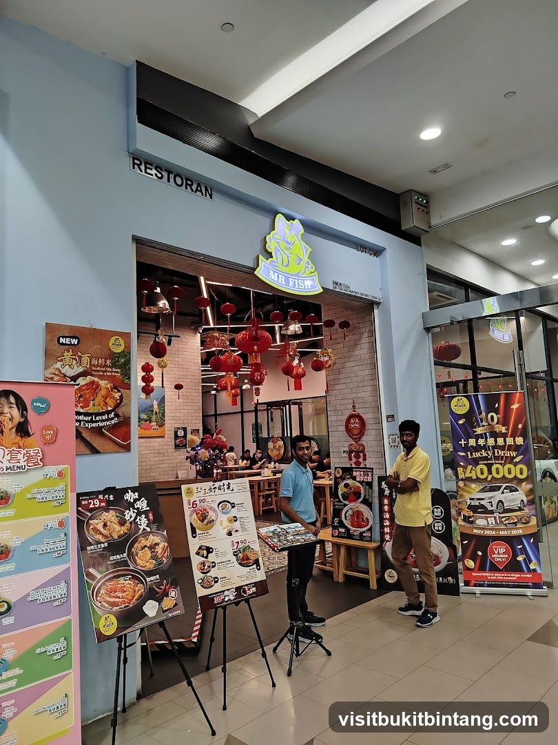 Restaurant Entrance with Menu Displays