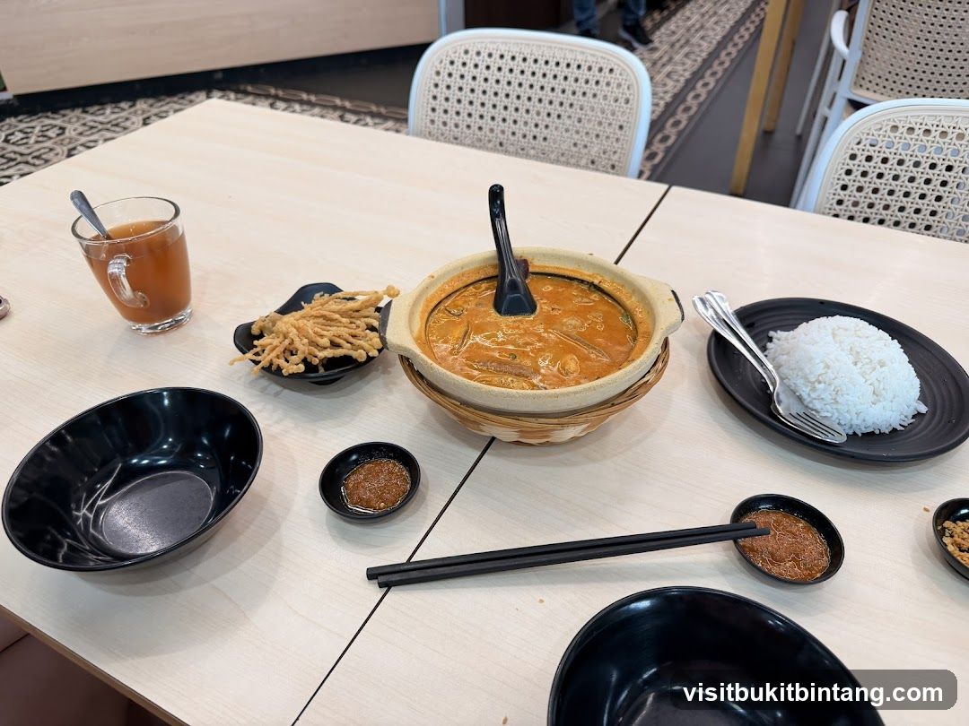 Table Setting with Food
