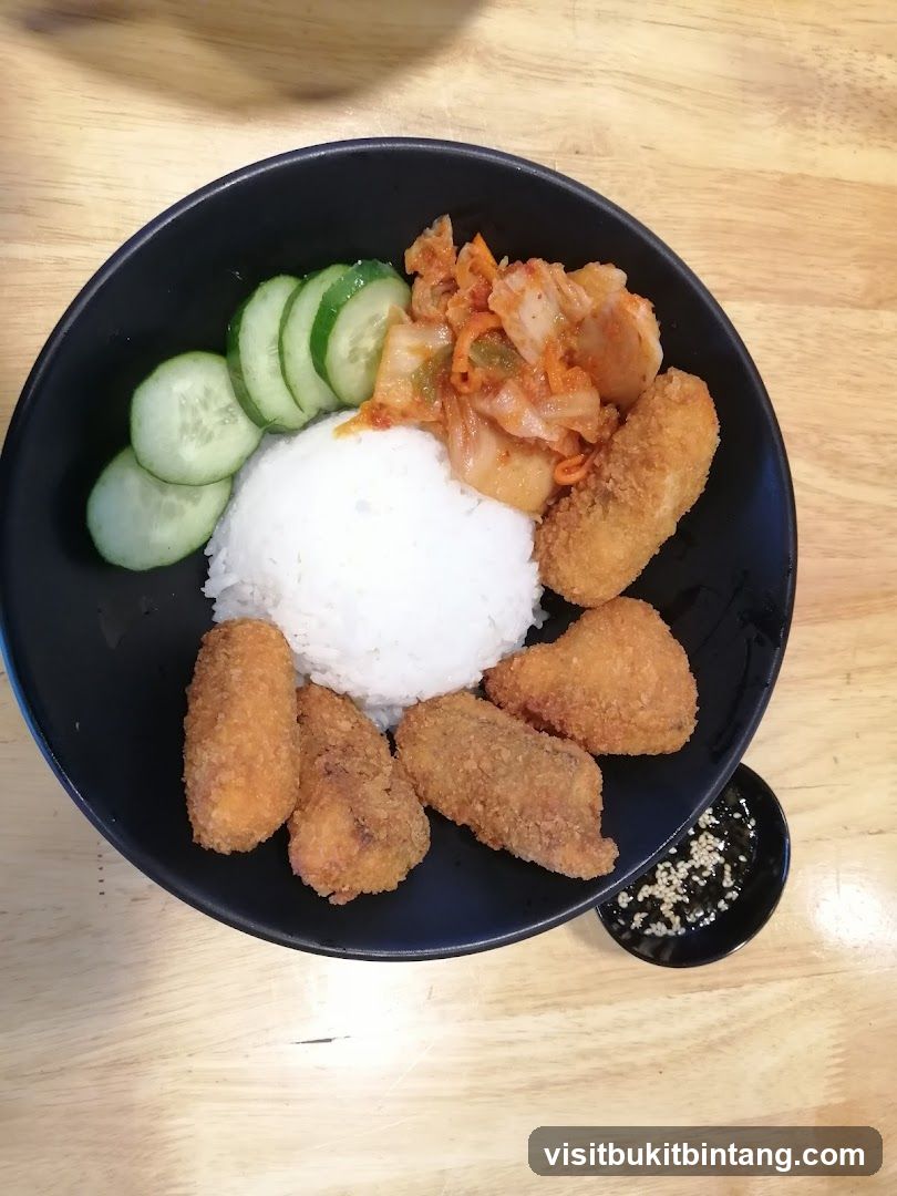 Fried Chicken and Rice