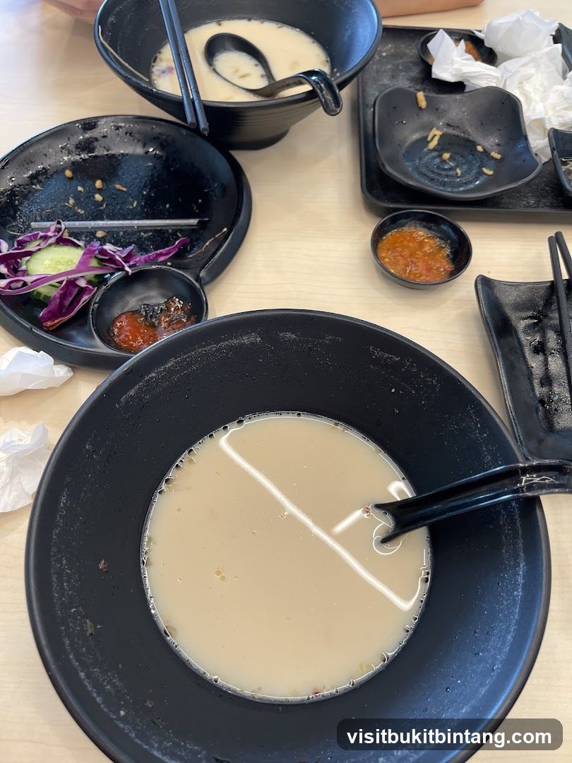 Leftover Food on Table