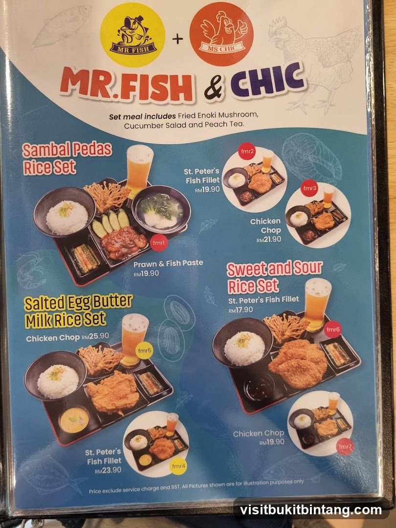MR. FISH & CHIC Set Meals