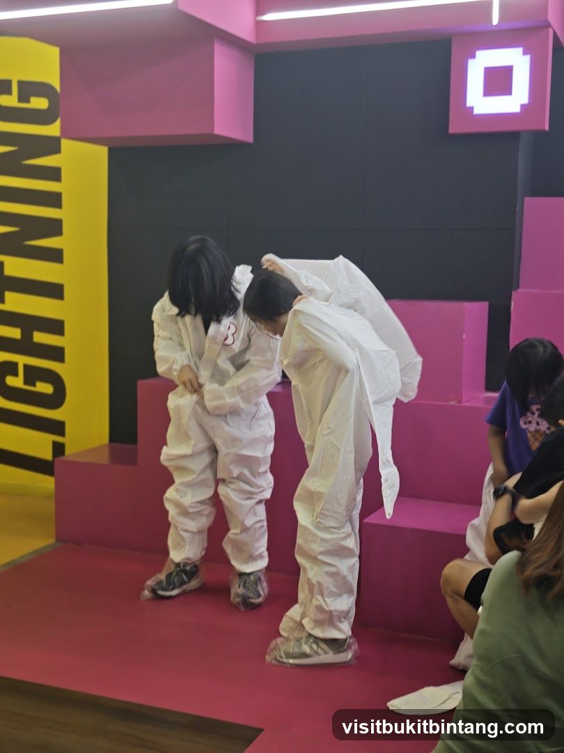 People in protective suits