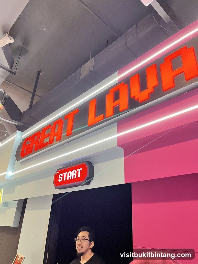 Entrance with "Great Lava" Signage