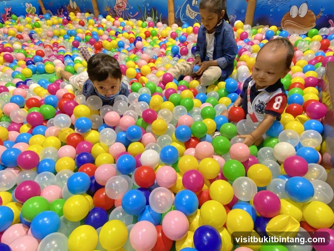 Children Playing in Ball Pit