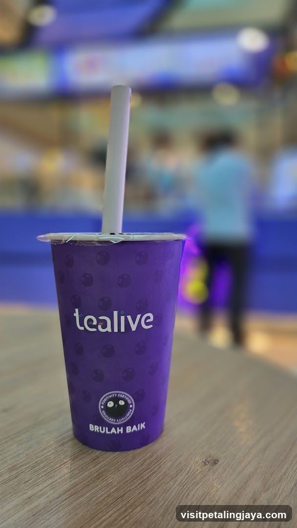 Tealive Cup on Table
