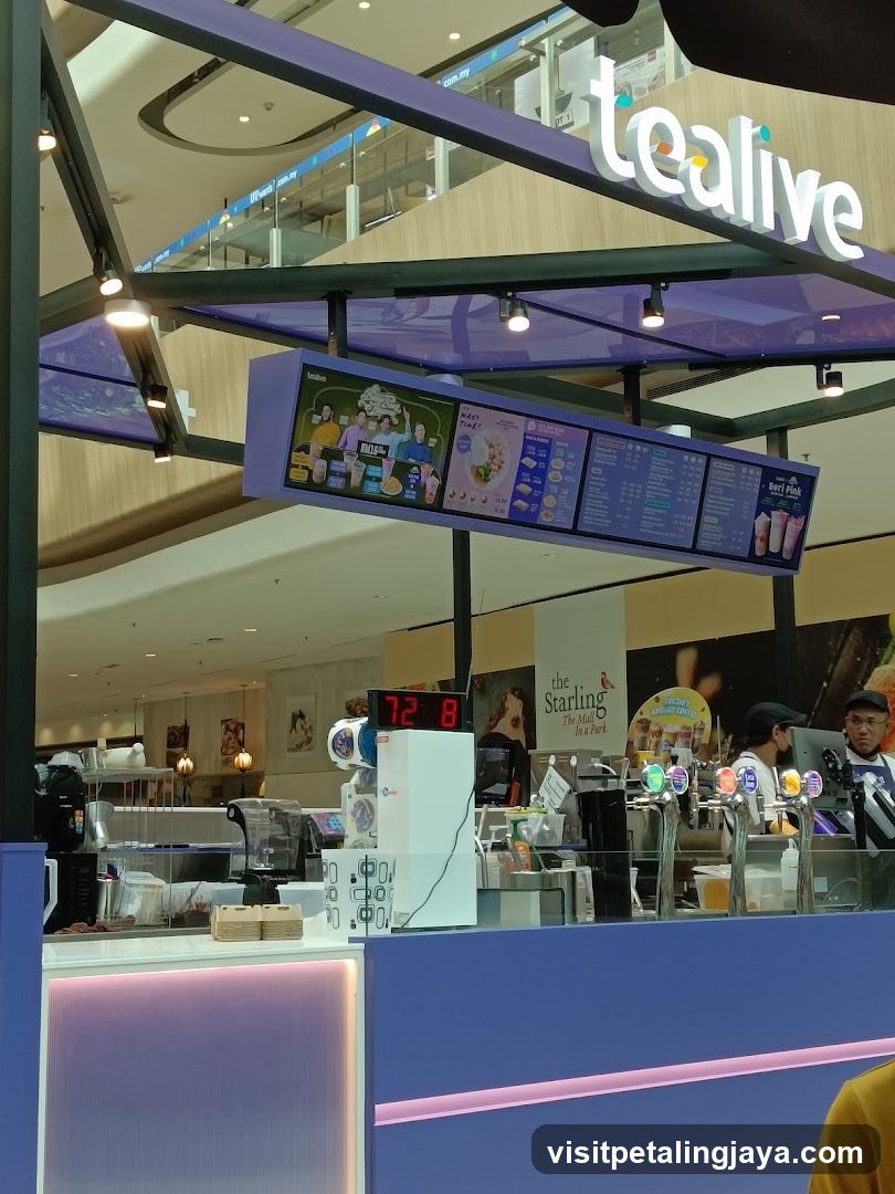 Tealive Store Interior