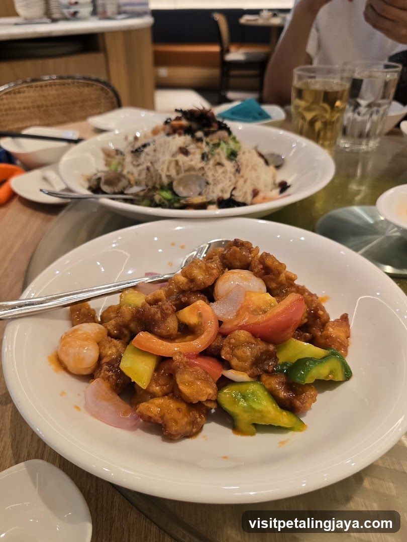 Dining Table with Chinese Dishes