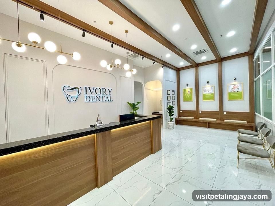 Ivory Dental Reception Area