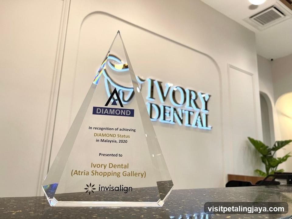 Ivory Dental Award Display
