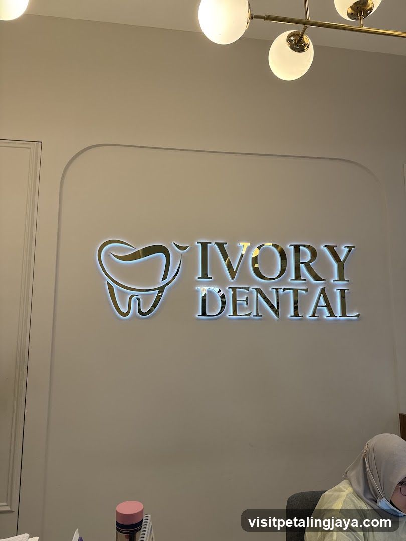 Ivory Dental Interior Signage