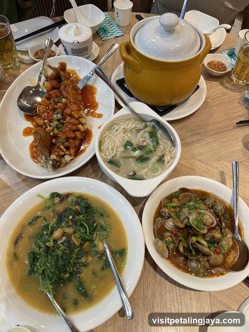 Dining Table with Chinese Dishes