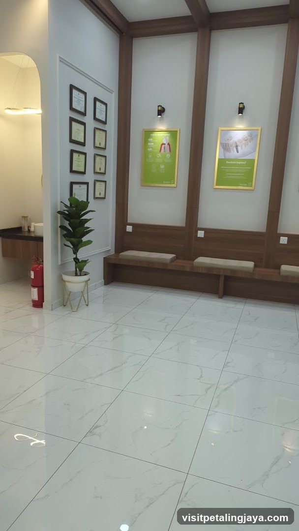 Interior of a modern clinic or office lobby