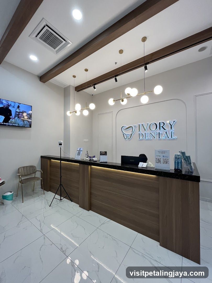 Ivory Dental Reception Area