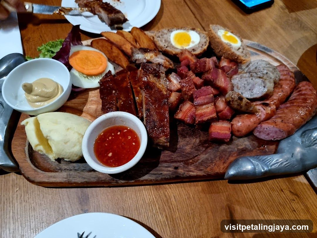 Bacon and Sausage Platter