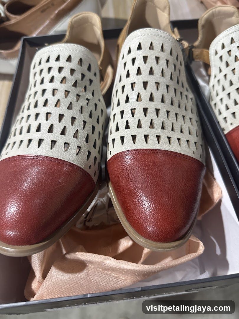 Perforated Leather Shoes in Box