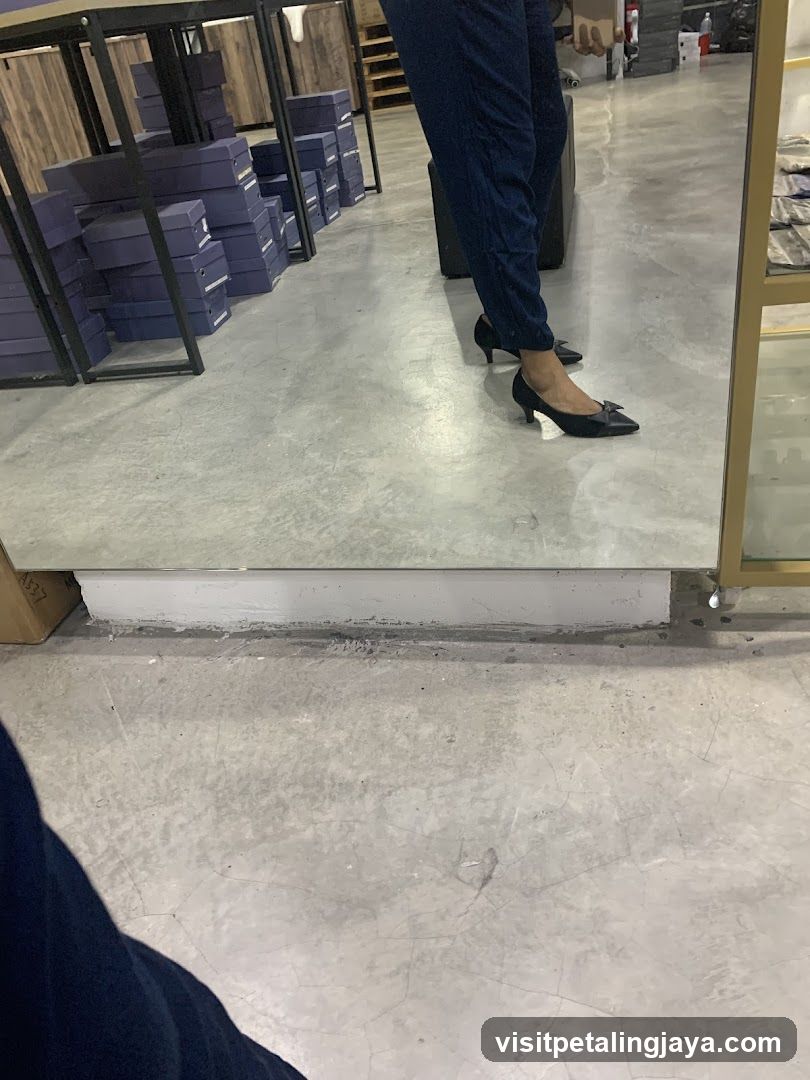 Interior Shoe Store View