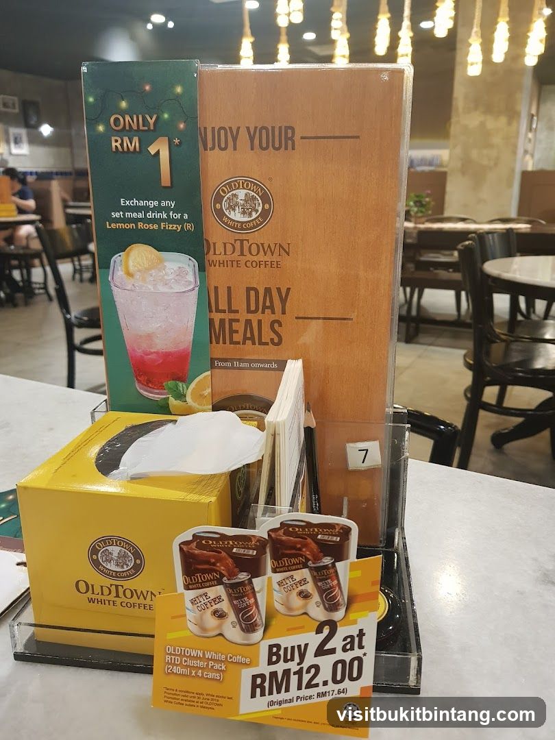 OldTown White Coffee Promotion