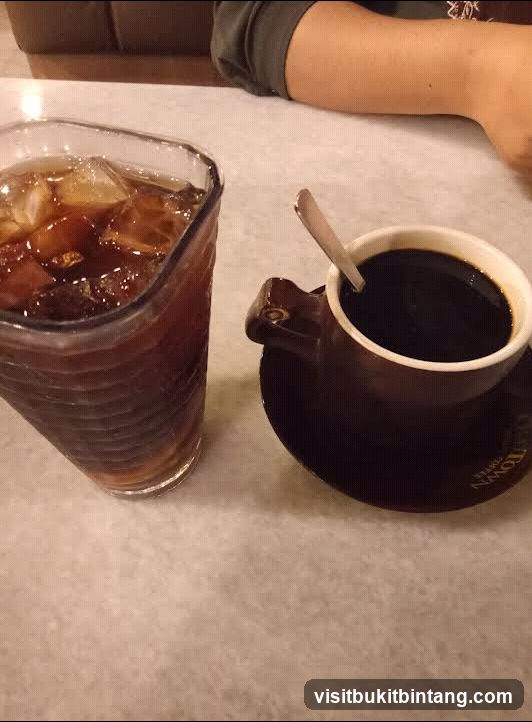 Coffee and Iced Drink