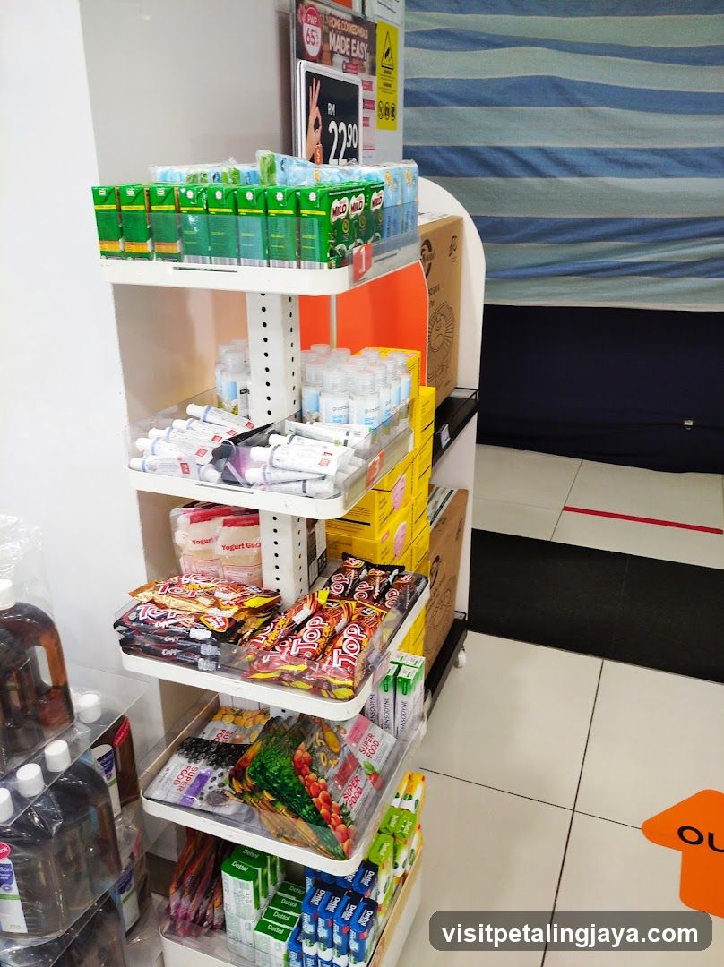 Shelf Display in Store Interior
