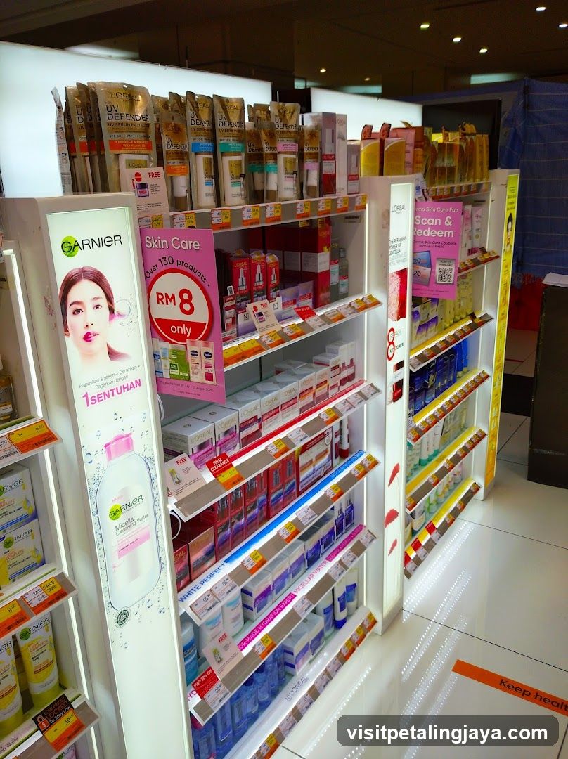 Garnier Skin Care Display