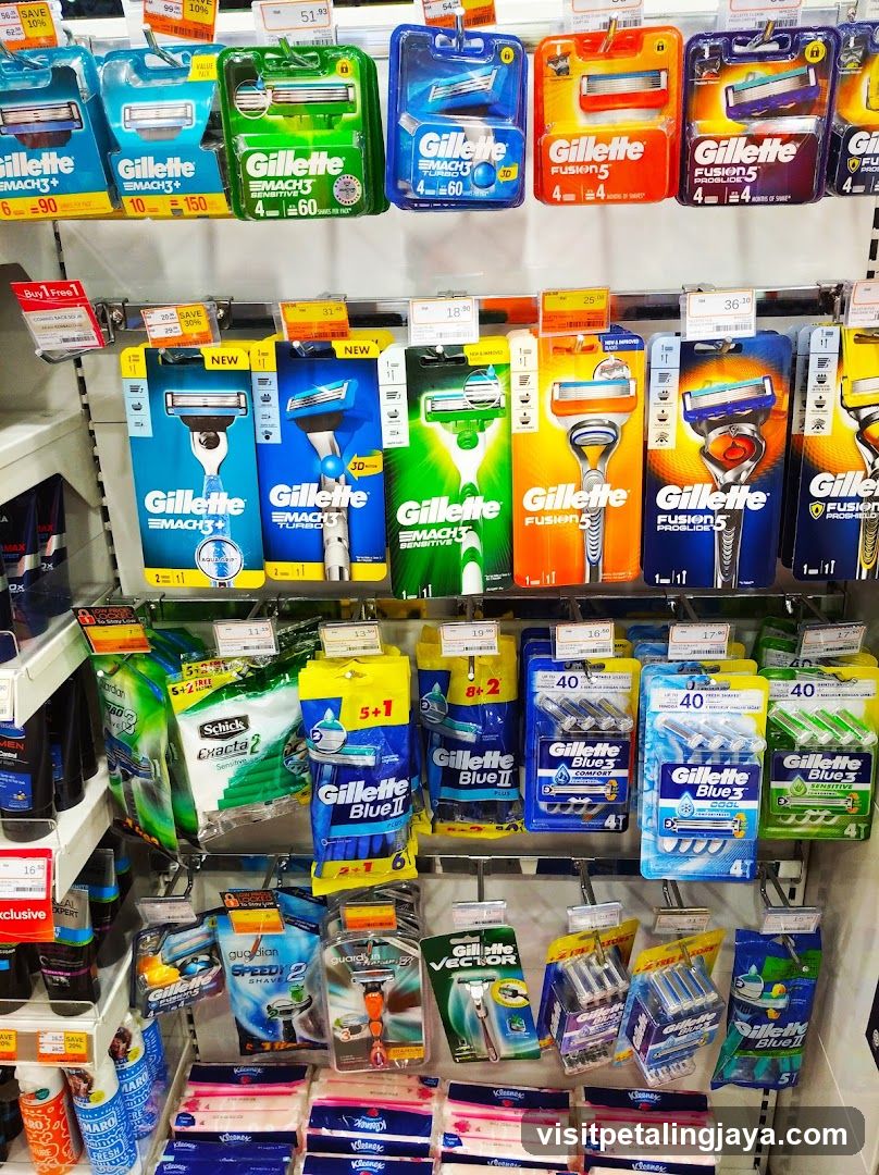 Gillette Razor Display