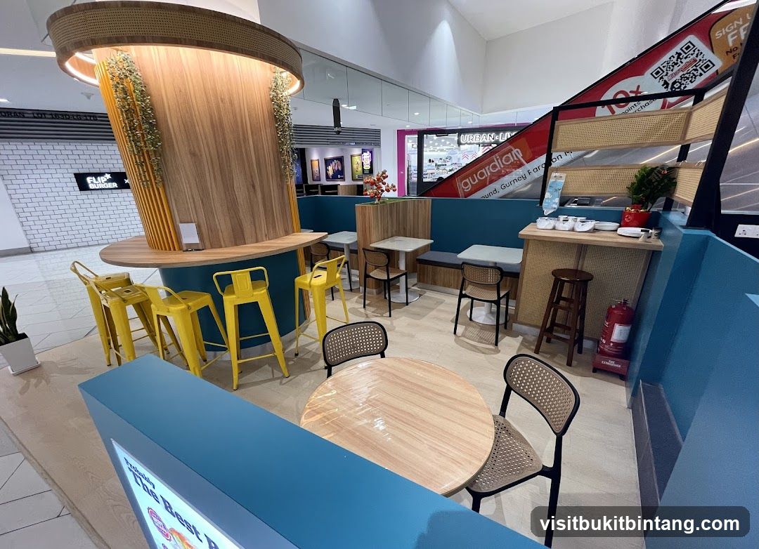 Modern Cafe Seating Area