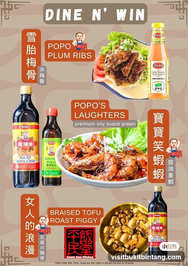 Dine N' Win Menu Highlights