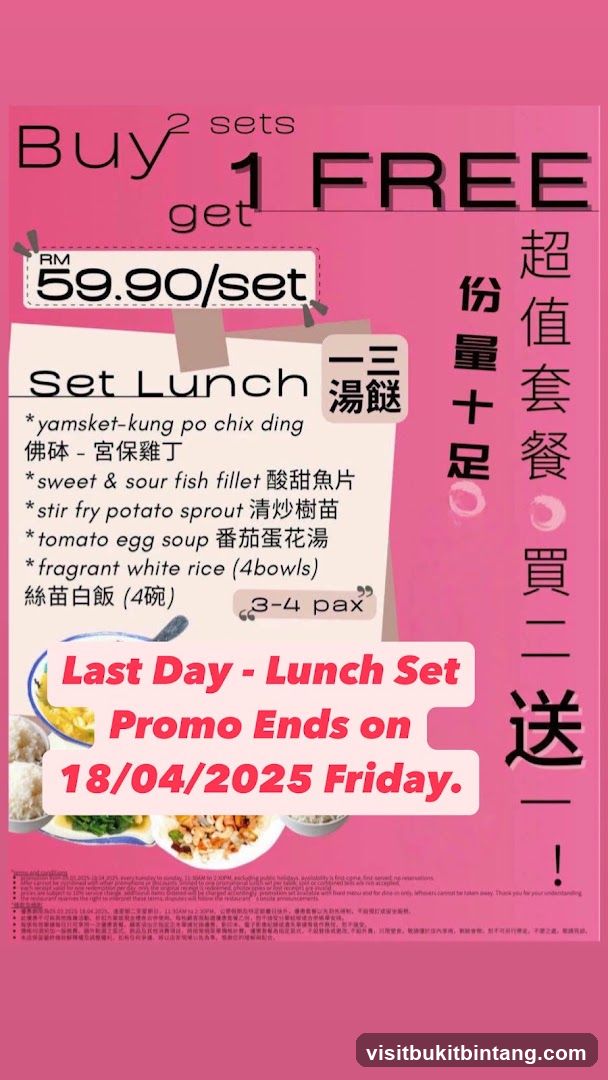 Lunch Set Promotion