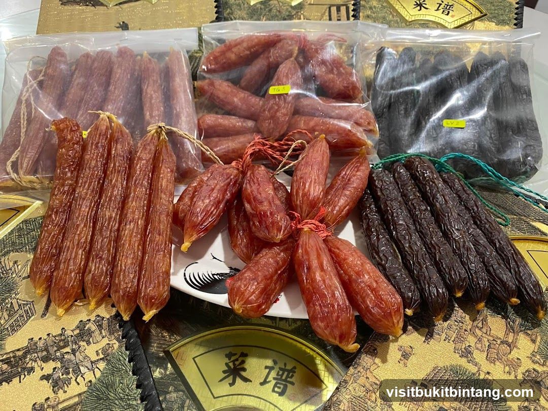 Assortment of Dried Sausages