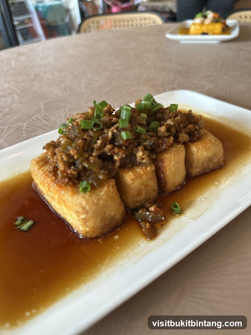 Fried Tofu with Toppings