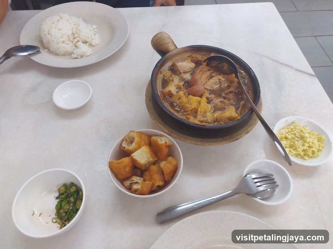 Cantonese-style meal spread