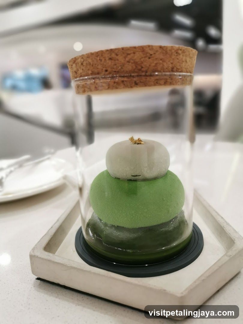 Matcha Dessert in Glass Jar